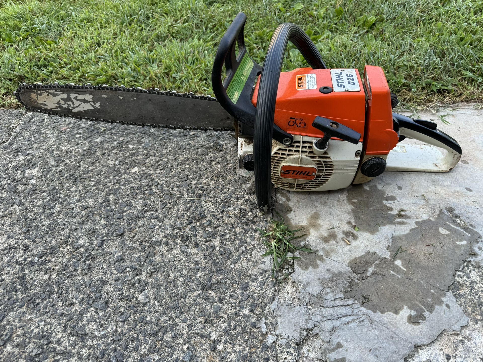 Stihl 026 chainsaw for sale discount