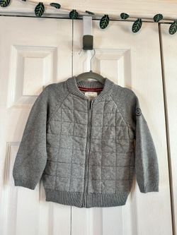 Zara zip up sweater jacket, size 18-24 months