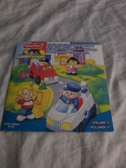 tri-lingual DVD edition of Fisher-Price Little People Volume 11: Discovering Your Neighborhood.