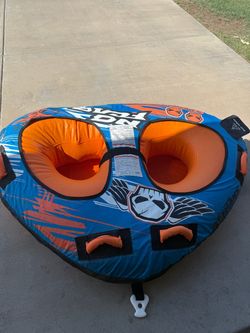 WOW 2-Person Towable Boat Tube – Holds Air