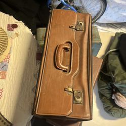Leather Suitcase 