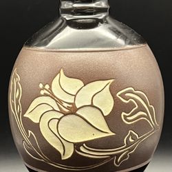 Vtg Robert Maxwell “Lily Flower” Pottery Craft USA Stoneware Vase