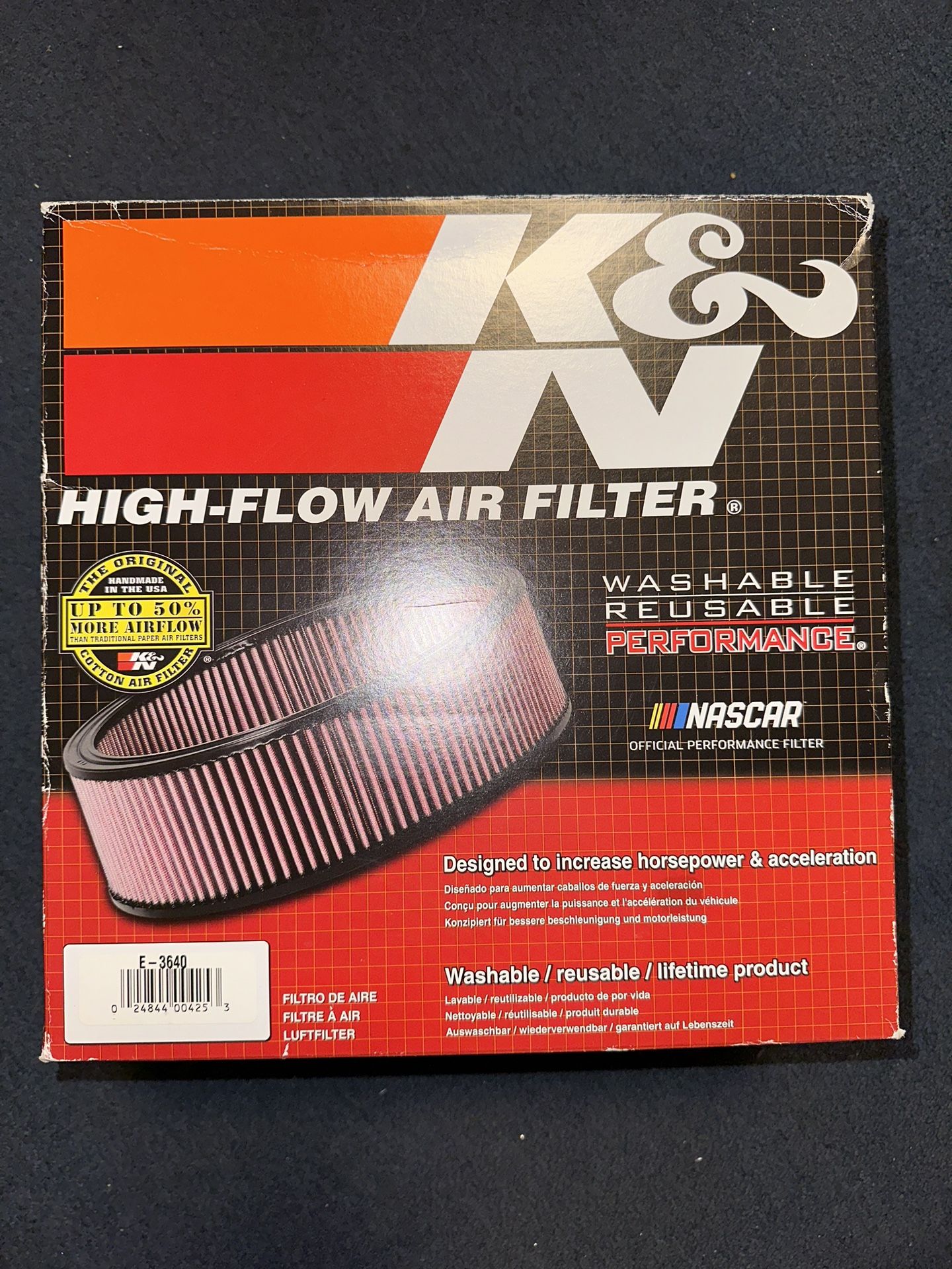 K&N E-3640 Round Air Filter