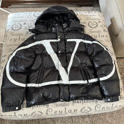 Moncler X Valentino V Logo Puffer Jacket 