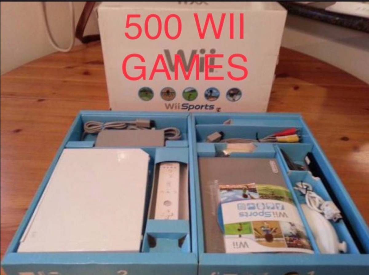 WII Console Comeplete With Hard Drive And Many Games