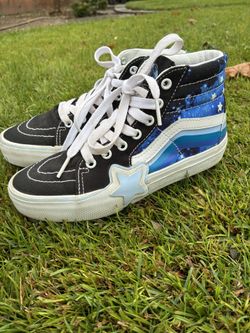 Kids Hi-Top Rainbow Star Vans ⭐️ 