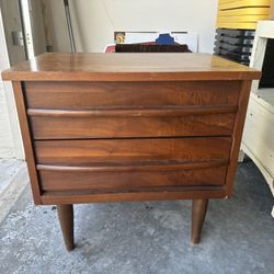 Mid Century Modern Antique Side Table 