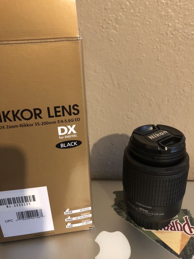 Nikon 55-200mm lense