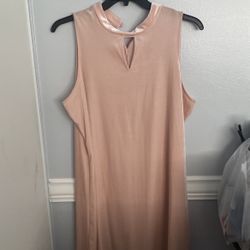 Blush Dress w/ Halter Neck 