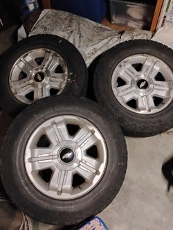 18 Inch Stock Chevy Rims Off 2015 Silverado