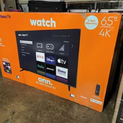 Tv Onn Roku 65", 4k, Smart, Excellent 