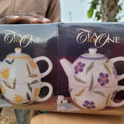 Two Teapot & Cup Sets
