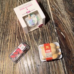 Mini brands fill the fridge