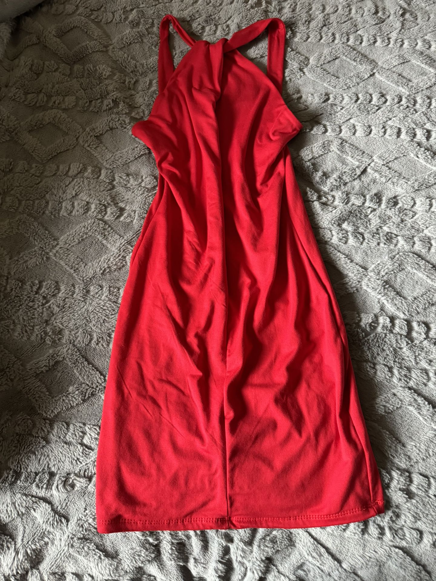 Fashion Nova Red Bodycon Prom Party Long Dress