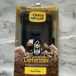 Otterbox Defender Series Rugged Protection Case & Holster For iPhone 6/6s, Black