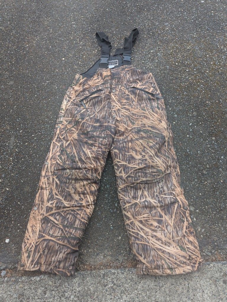 Camouflage Insulated Bib Overalls