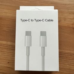 Very Fast iPhone 16 Charge Cable 5ft 5 Feet, TypeC to TypeC 