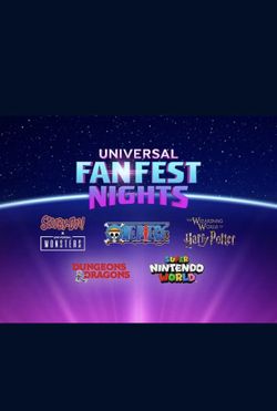 Universal fan Fest Nights 5/16/26