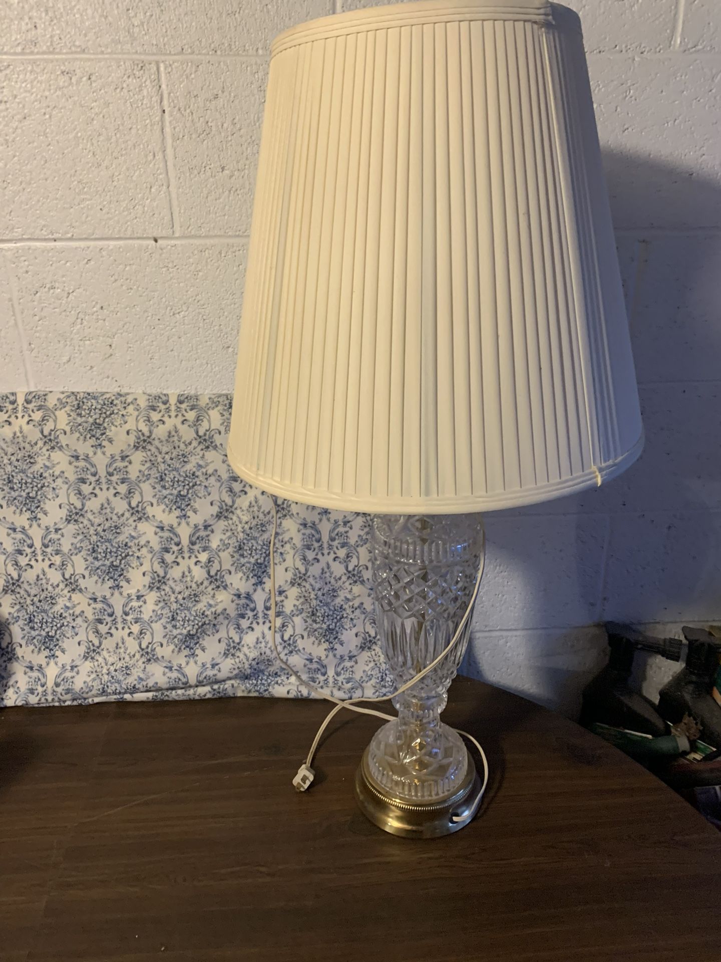 Vintage Lamp Glass