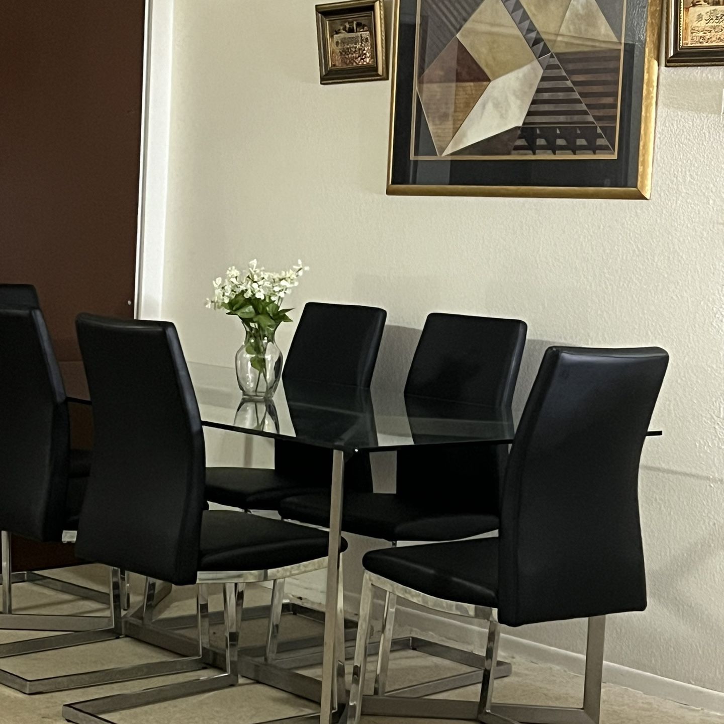 Dining Table With Six Chairs (pick Up Only)