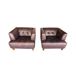 Vintage Set of Two Modern Club Chairs