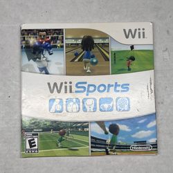 Wii Sports Nintendo Cardboard Sleeve Complete CIB Tested Working