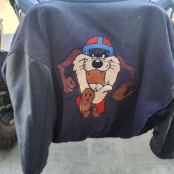 Vintage Looney Tunes Taz Varsity Jacket 