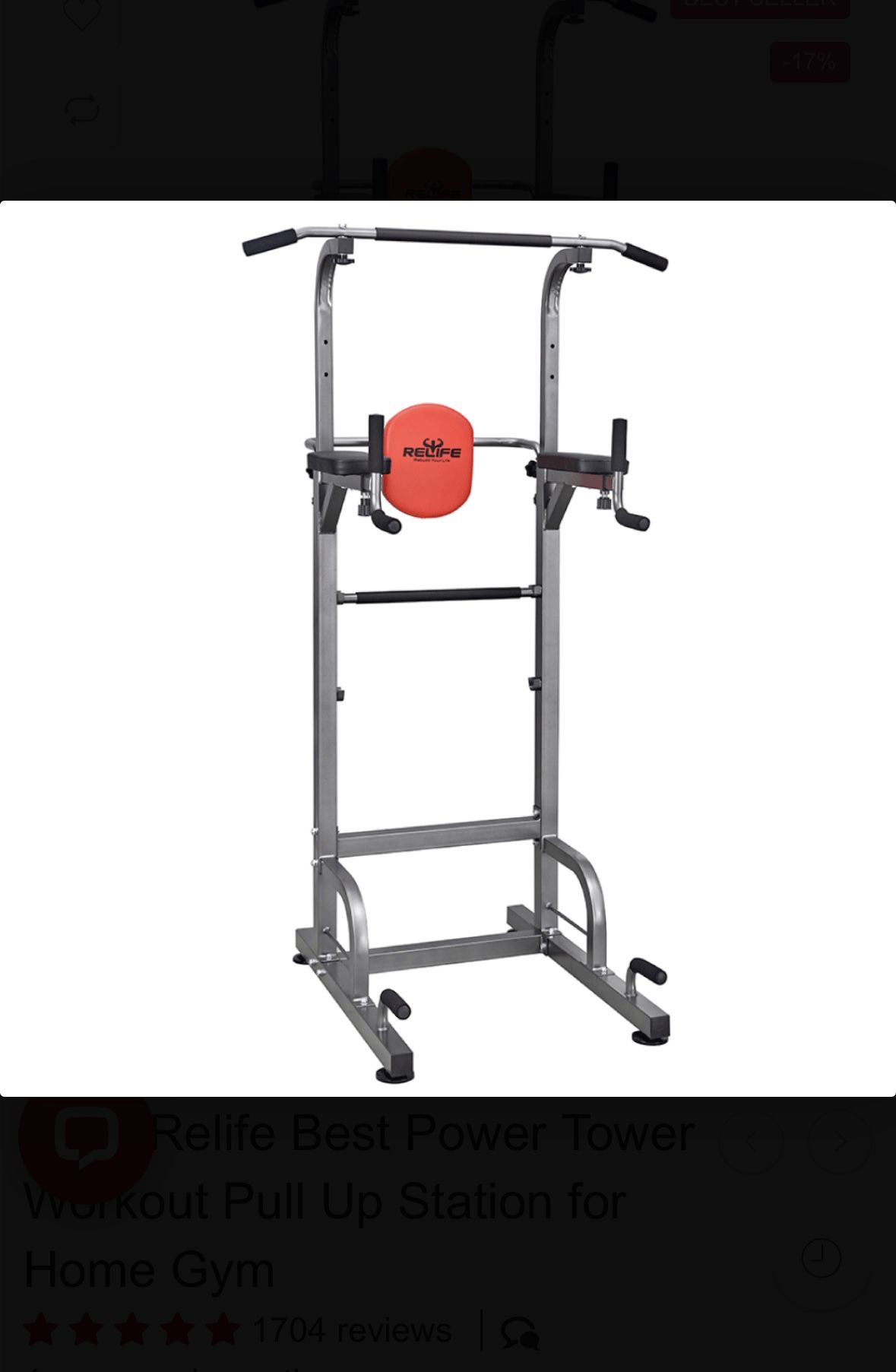 Relife Power Tower For Dips, Pull Ups And More