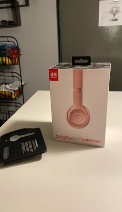 Beats solo 3 wireless rose gold