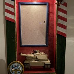 US ARMY Resin Lighted Shadowbox Wall Frame 