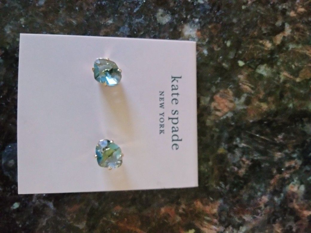 Kate Spade Aqua Studs