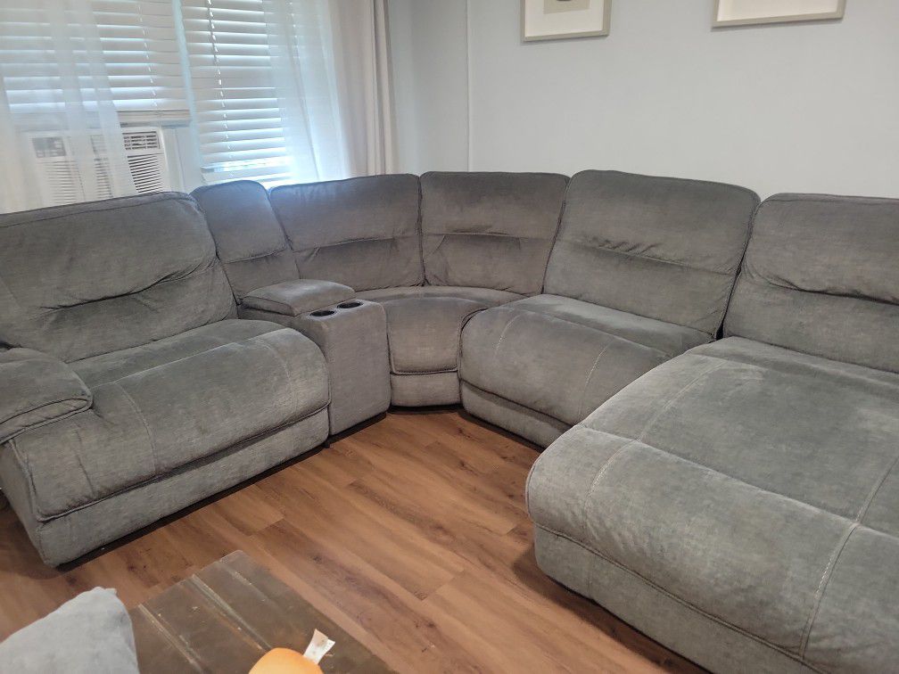 Couches Recliner Grey 
