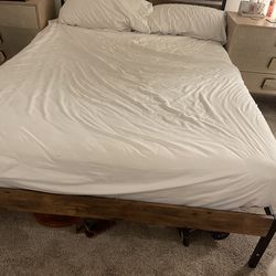 Queen Bed & Bed Frame