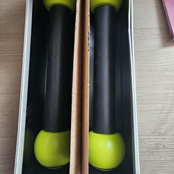 ZUMBA Set of 2 - 1lb Toning Sticks Hand Shaker Weights Fitness Body
Shaping