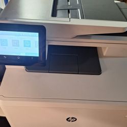 Color LaserJet Pro MFP M479fdn Printer Tested Working 