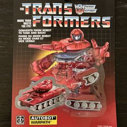 Transformers Warpath 2018 Reissue g1