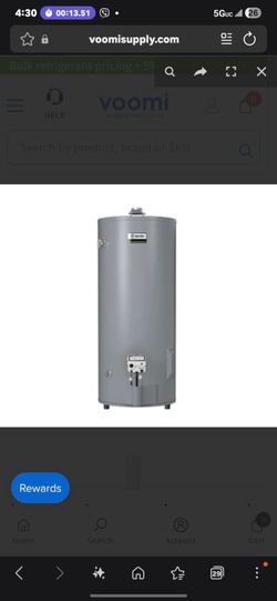 A. O. Smith  Conservationist BT 98 Gallon 75,100 BTU Natural Gas Commercial Water Heater #10923