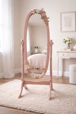 Full length free standing mirror