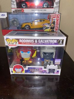 Pop transformers Rodimus and galvatron