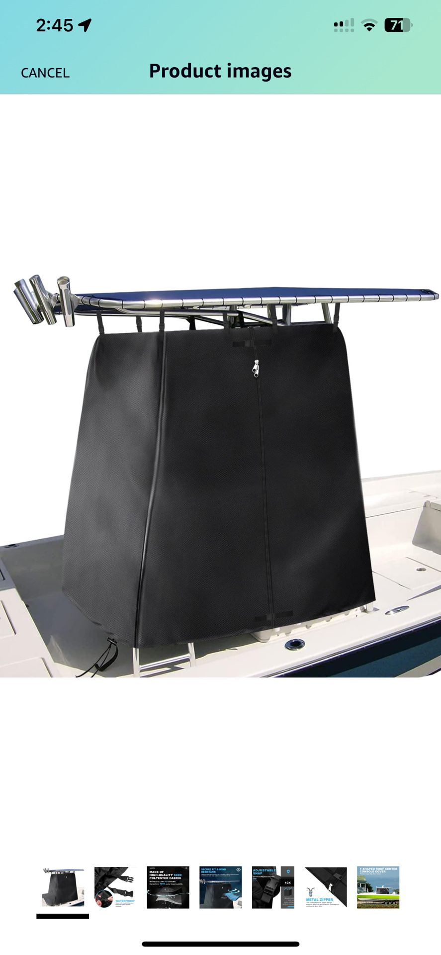T-Top Center Console Cover