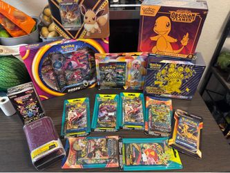 Assorted sealed Pokémon product