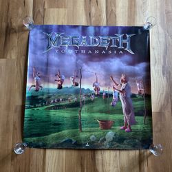 Megadeth Youthanasia Poster 1994