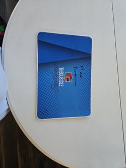 Autographed Rubiks Cube Mat From The Cubicle