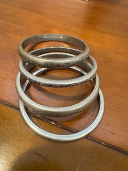 Set of 4 Metal Bangles