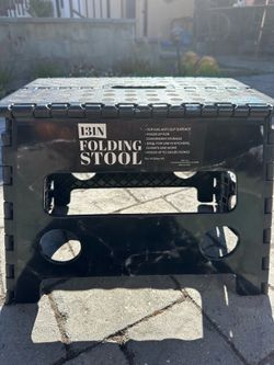 13” Folding Step Stool – Heavy Duty 330 lb Capacity