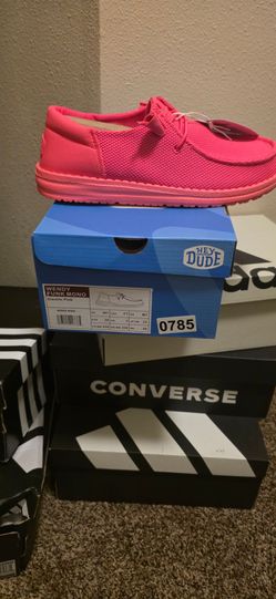 Hey Dude Wendy Funk Mono Electric Pink Size 7