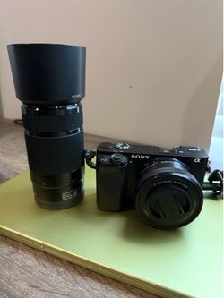 Sony alpha 6000 + 16-50 lens + 55-210