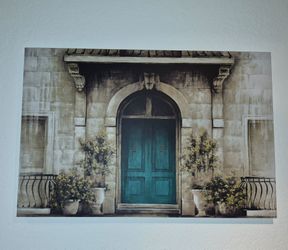 Beautiful Emerald Green Doorway Wall Art