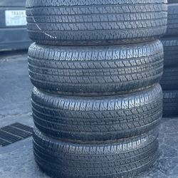 SET OF TIRE 275 65 18 GOODYEAR 85% LIFE