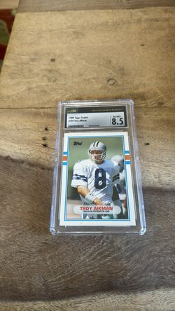 Rookie Topps Traded Troy Aikman # 70 CSG 8.5